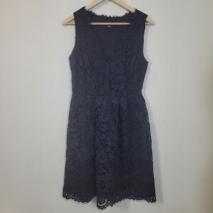 DKNY  Black Lace Dress Size 6